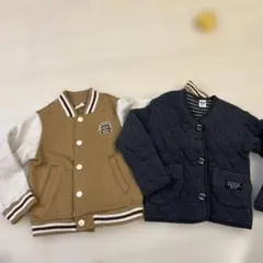 ブラウン グレー　ジャケット　110 120