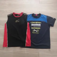 Mizuno/Puma 半袖Tシャツ 2枚セット 100cm