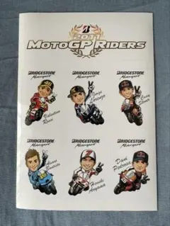2011Moto GPブリヂストンステッカー　4枚セット