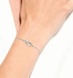 SWAROVSKI スワロフスキー ブレスレット インフィニティハート
