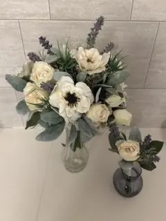 ウェディングブーケ、ブートニア