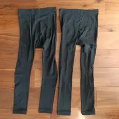 冬用マタニティレギンス まとめ売り M〜Lサイズ L〜LLサイズ 黒 毛玉あり