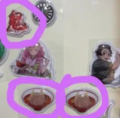 鬼滅の刃 宅麺 限定 ぷっくりシール　ステッカー　猗窩座　鬼　ラーメン　2