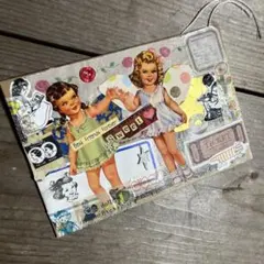 ベタベタ貼り付けた封筒とコラージュ素材色々 ジャンクジャーナル素材　紙もの素材