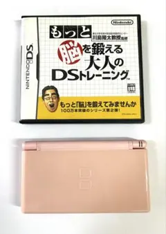 ニンテンドーDSライト本体（ピンク）　もっと脳を鍛える大人のDSトレーニング
