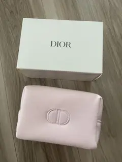 Dior ピンク ロゴ ポーチ ディオールノベルティ