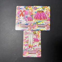 アイカツ ピンクトルテコーデ 3枚セット - メルカリ