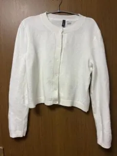 定価2499今期H&Mホワイトカーディガン試着のみ美品Mサイズ