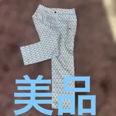 マスターバニーエディション 0/S ロングパンツ ホワイト系 チェック柄