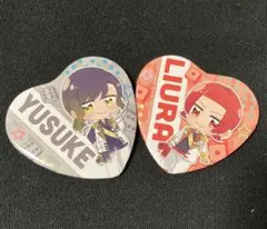 いれいす　ぴよにき（悠佑&りうら）ハート缶バッジ