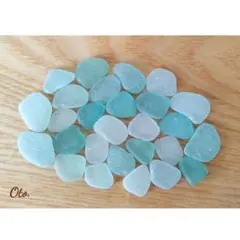 太平洋♡シーグラス (薄いタイプ 中粒) ✱386