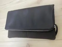 SHIPS クラッチバッグ ダークブラウン 二つ折り