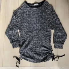 平成レトロ　ロングニット　透け感　フェアリーグランジ　y2k C7