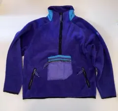old Helly Hansen ボアジャケット ハーフジップ　紫