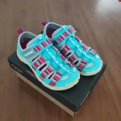 HI-TEC Kids ミントピンクサンダル　18㎝