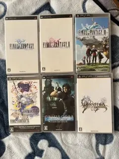 PSP ファイナルファンタジー　6本セット