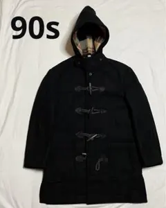 80s-90s ウール フード ダッフルコート ゆるだぼ 古着 チンスト