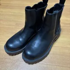 LEPSIM ブラック サイドゴアブーツ ショートブーツ