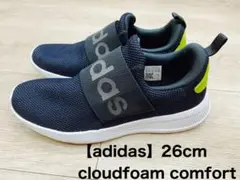 【adidas 】cloudfoam comfort 26cm スリッポン