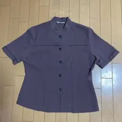 コレクション ブラウン 半袖シャツ 15号
