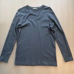 GU メンズ 長袖Tシャツ ブルー Sサイズ