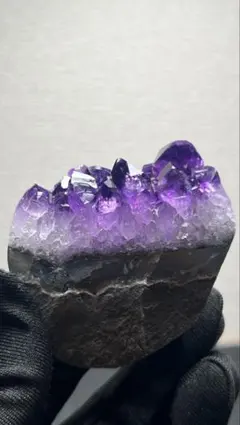 天然石 アメジスト クラスター 原石100g
