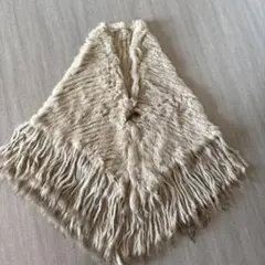 goa ラビットリアルファー　ポンチョ 羽織