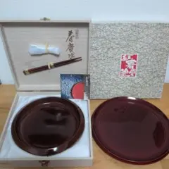 本うるし塗 御平鉢 菓子器 菓子鉢 伝統工芸品 木曽漆器 新品未使用品