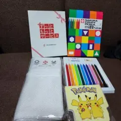⭐本日おまけ付き⭐サクラクーピーペンシル ポケモンメモ帳　オリンピックポーチのサムネイル