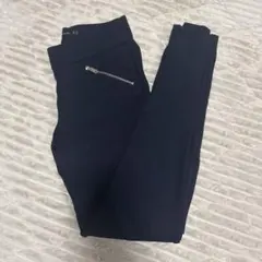 ZARAネイビー スリムフィットパンツ レギンス　Sサイズ
