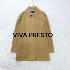 VIVA PRESTO◇フェイクスエードステンカラーコート キャメル ミドル丈♪