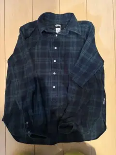 s*u様 old stussy チェックシャツ