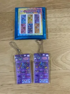 ANGEL BLUE タイルシール風キーホルダー ２個