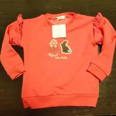 NoeilaimeBeBeコーラルピンク トレーナー 110cm