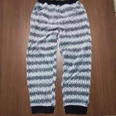 フリースパンツ 幾何学模様