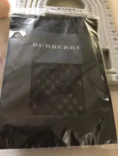 BURBERRY チェック柄 ストッキング M-L