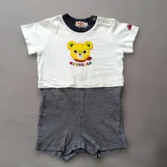 【ミキハウス】 70〜80㎝　MIKIHOUSE ベビーロンパース