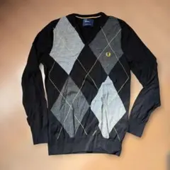 FRED PERRY アーガイル セーター S