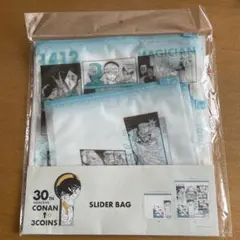 名探偵コナン　3coins スリコ　コラボ　スライダーバッグ　怪盗キッド
