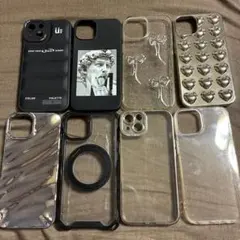 iPhone用ケース 8点セット ユニークデザイン iPhone13ケース