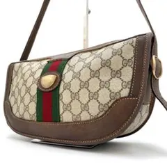 希少✨美品 オールドグッチ ショルダーバッグ GGスプリーム シェリーライン