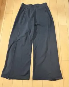 裏起毛 ワイドパンツ