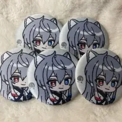 からぴち どぬく 刺繍缶バッジ