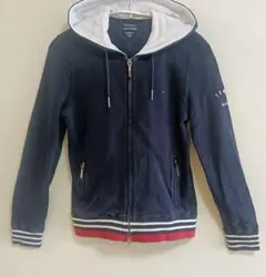 【美 品】TOMY HILFIGER レディース パーカー 紺色