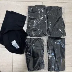 グラマラスリムガードル 着圧ブラック 5足セット L-LL