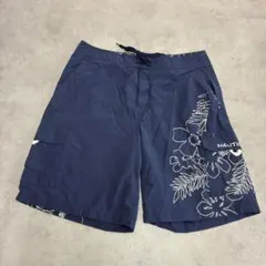NAUTICA　スイムショーツ　ボードショーツ　W35　ネイビー　古着のサムネイル
