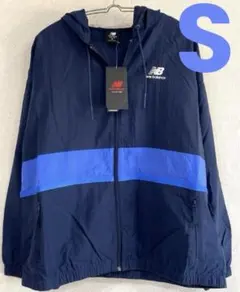 ニューバランス アンプリファイドウーブンジャケット レディース ネイビー S