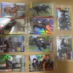 競馬サラブレッドホースコレクションカード 第2弾 10枚セット(サインなし)