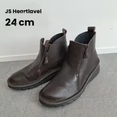 【美品】JSハートレーベル ダブルファスナーコンフォートブーツショートのサムネイル