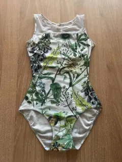 leotard東京　レオタード ボタニカル柄　EYE MLサイズ